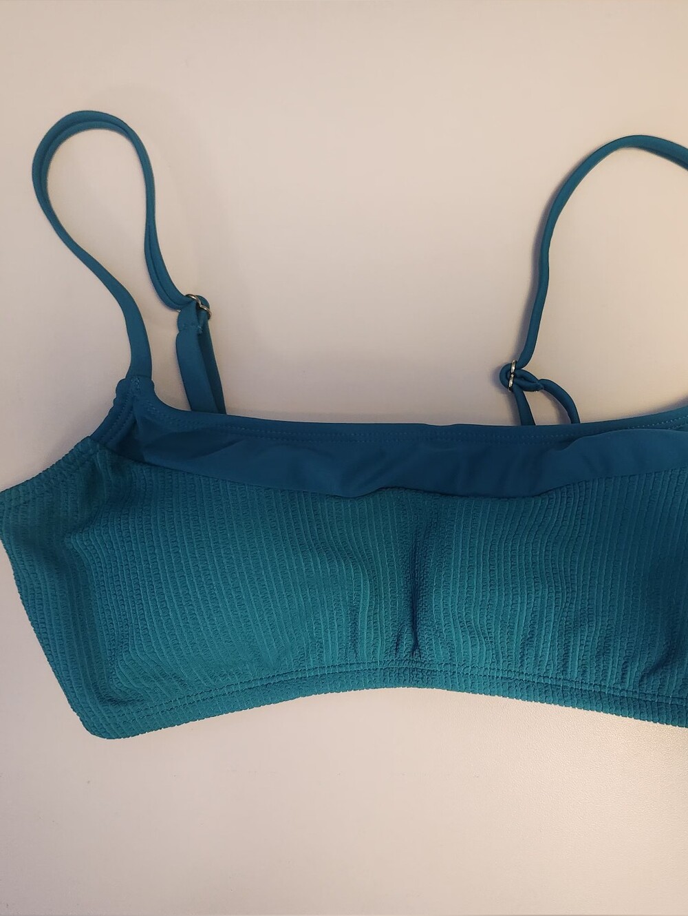 New Ribbed Bikini Tops (2) Sz M *PRICE FIRM*